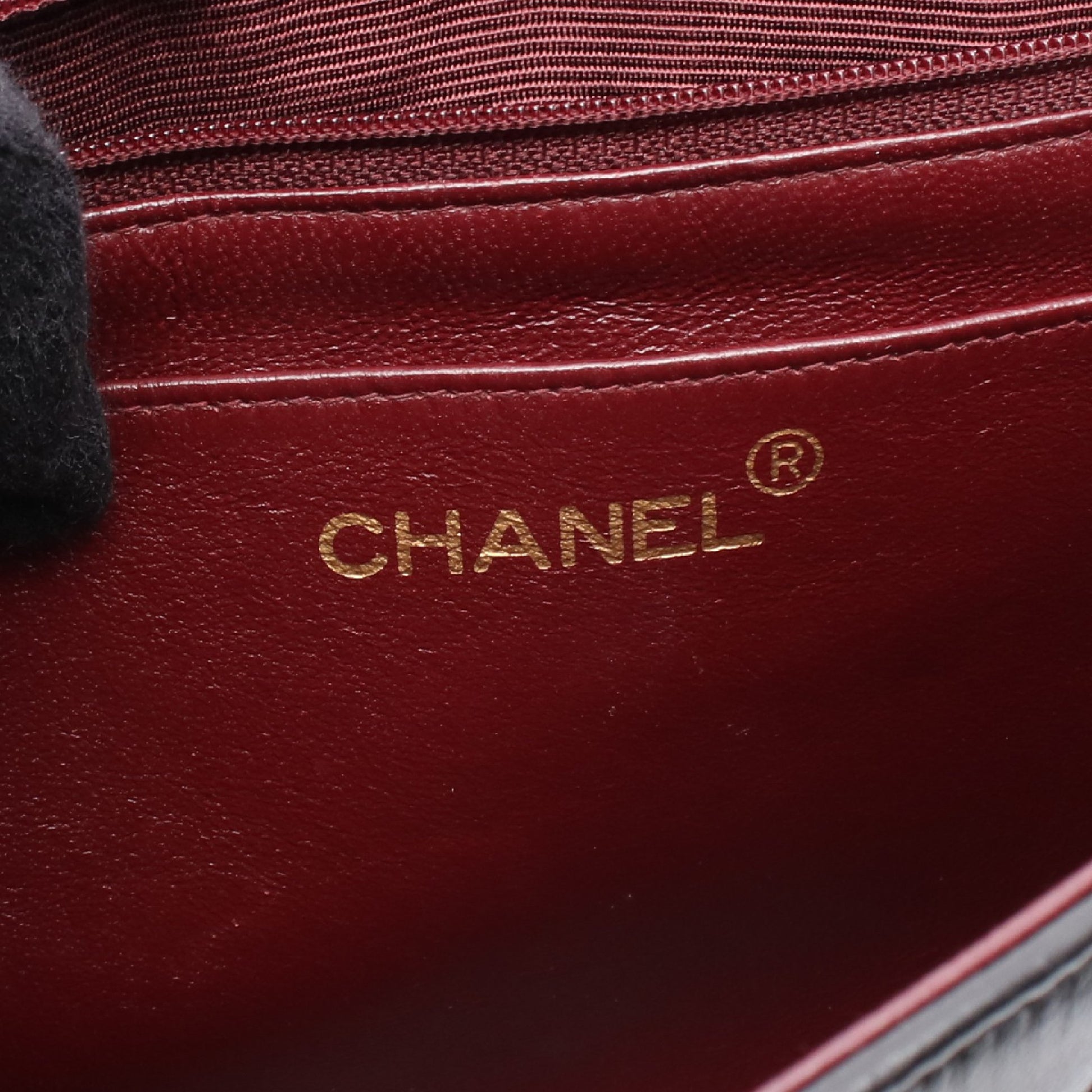 マトラッセ チェーンショルダーバッグ ラムスキン ブラック ゴールド金具 シャネル バッグ CHANEL