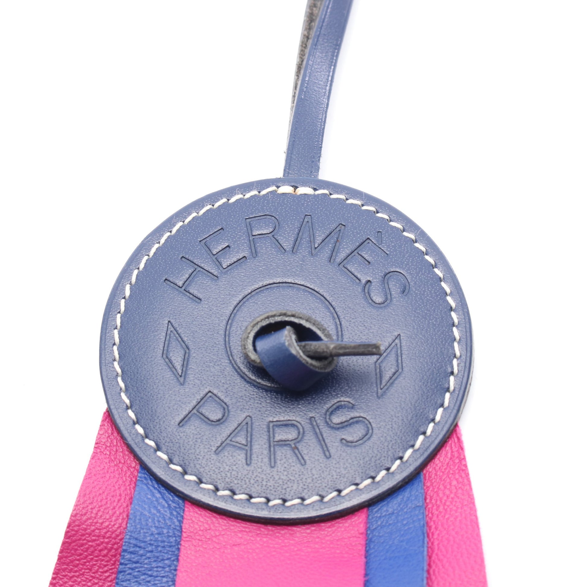 パドックフロット セリエ ブルーロワイヤル ローズパープル バッグチャーム ヴァッシュハンター アニョーミロ ネイビー パープル エルメス 財布・小物 HERMES