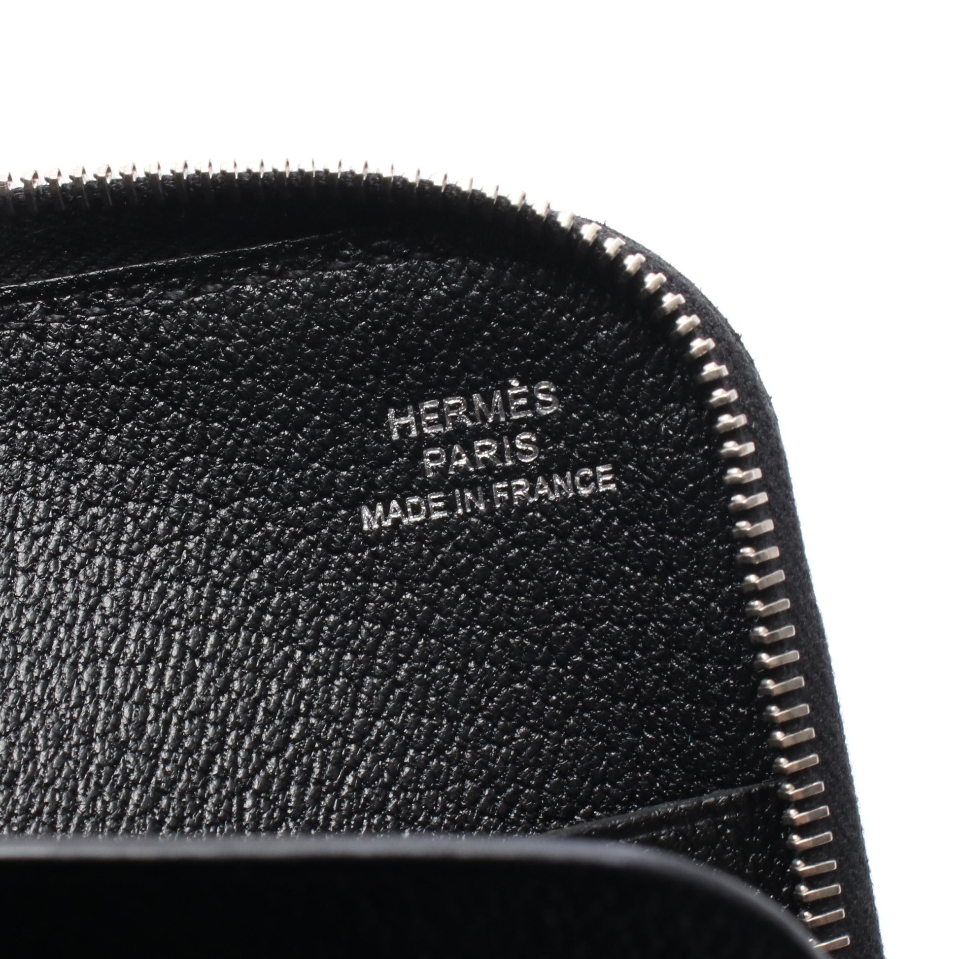 リミックス コンバイン L字ファスナー長財布 ヴォーエプソン ブラック シルバー金具 A刻印 エルメス 財布・小物 HERMES