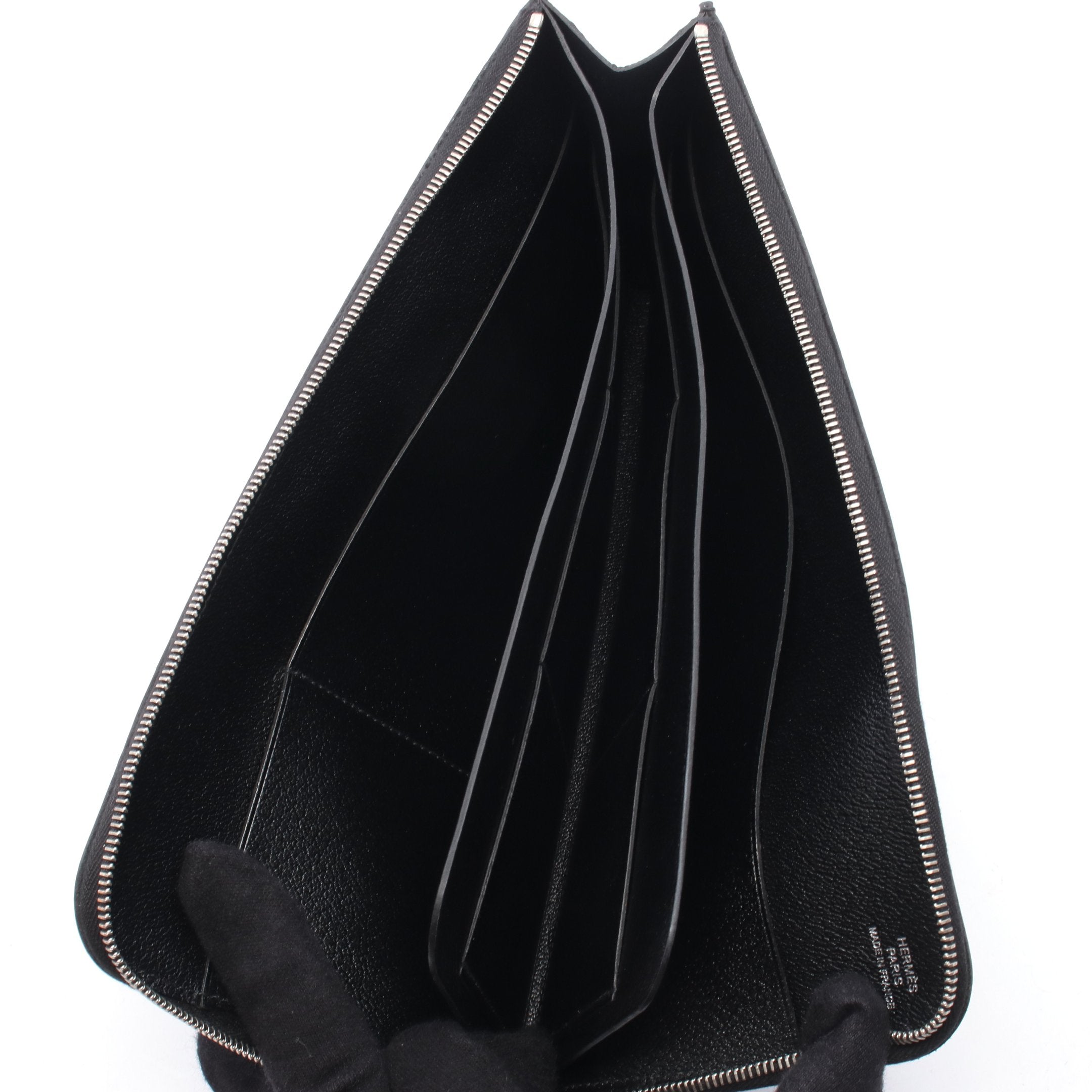 リミックス コンバイン L字ファスナー長財布 ヴォーエプソン ブラック