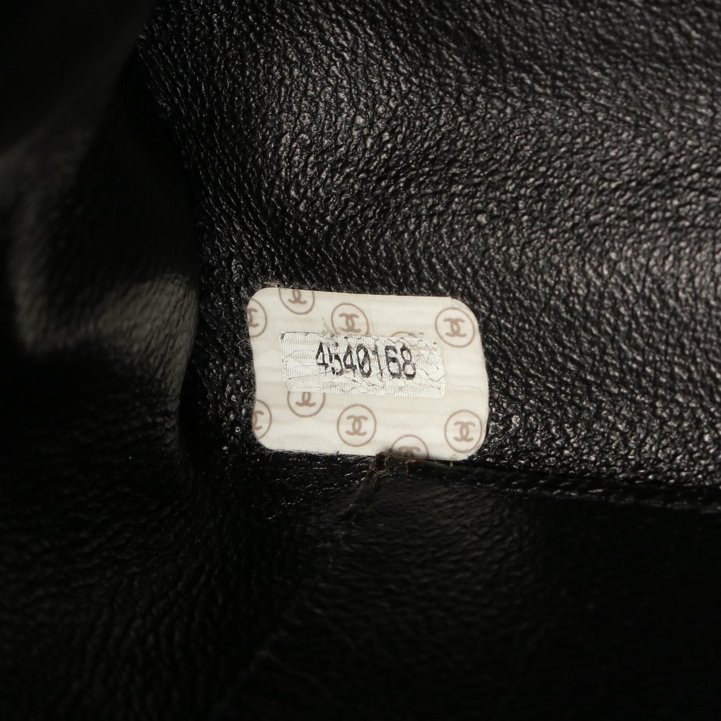 マトラッセ チェーンショルダーバッグ ラムスキン ブラック ゴールド金具 シャネル バッグ CHANEL
