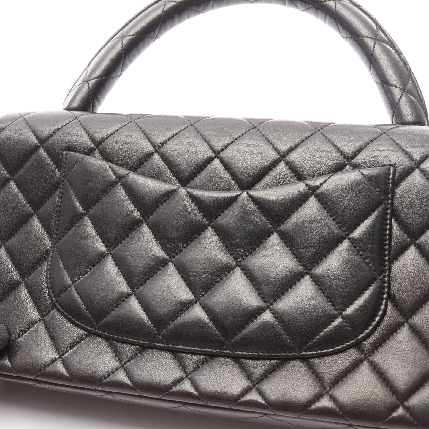 マトラッセ 親子バッグ ハンドバッグ ラムスキン ブラック ゴールド金具 シャネル バッグ CHANEL