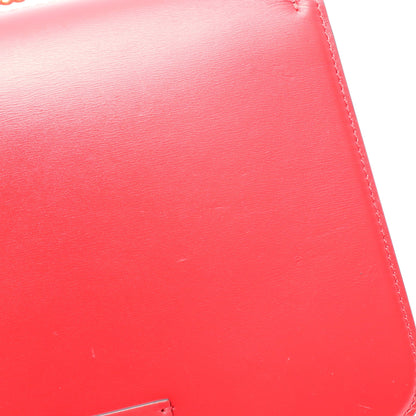 Vスリング チェーンショルダーバッグ レザー レッド ヴァレンティノ バッグ VALENTINO
