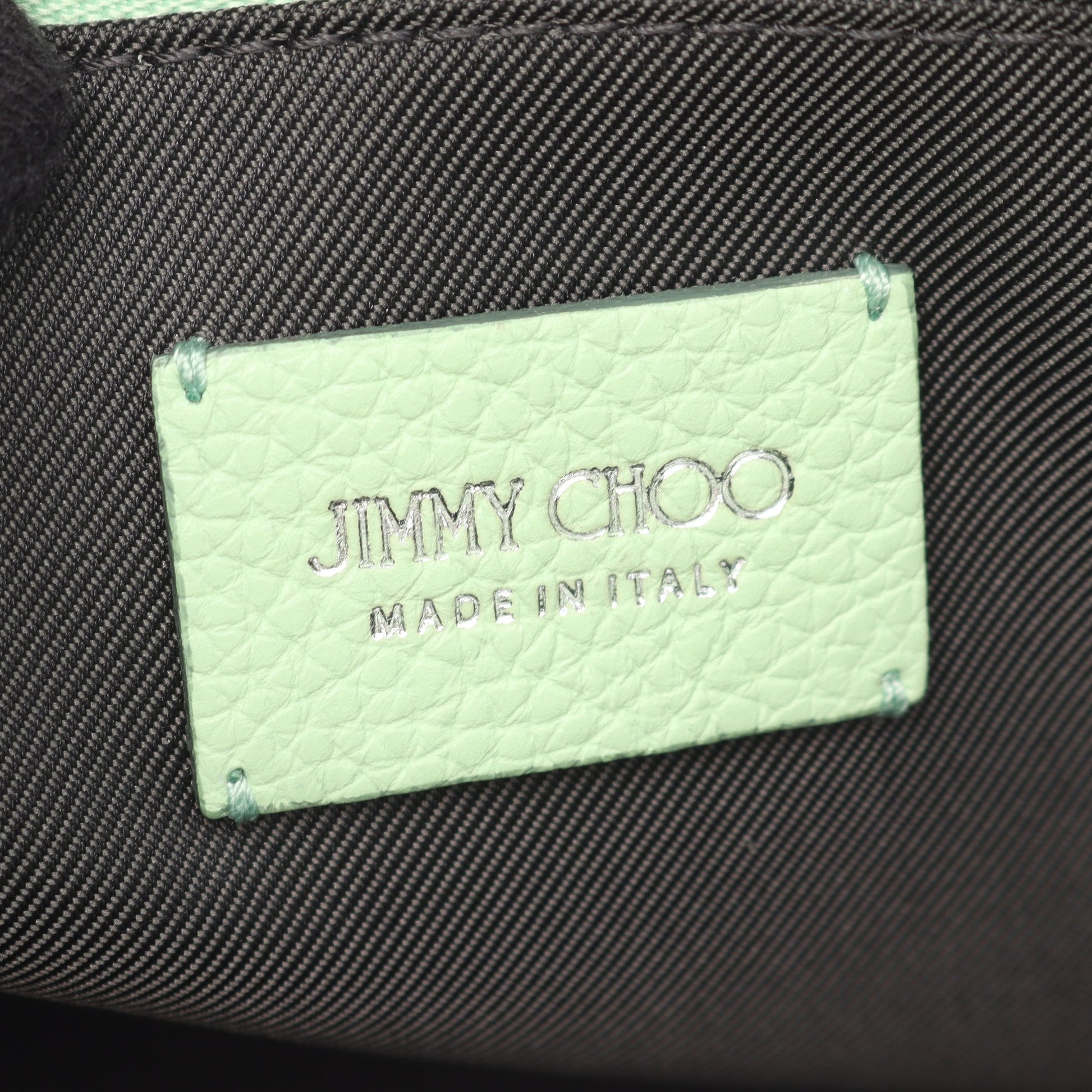 PEGASI ハンドバッグ レザー ライトグリーン スタースタッズ 2WAY ジミーチュウ バッグ JIMMY CHOO