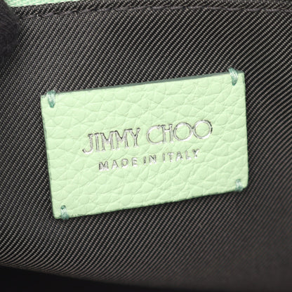 PEGASI ハンドバッグ レザー ライトグリーン スタースタッズ 2WAY ジミーチュウ バッグ JIMMY CHOO