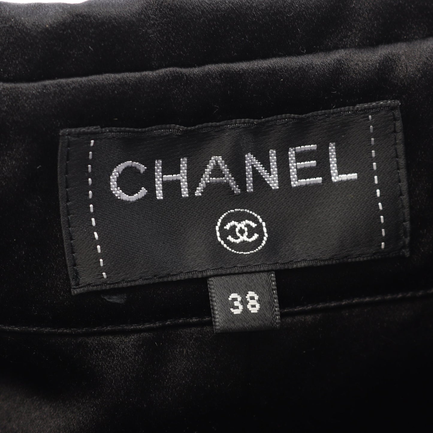 シャツワンピース シルク ブラック プリーツ シャネル ワンピース CHANEL