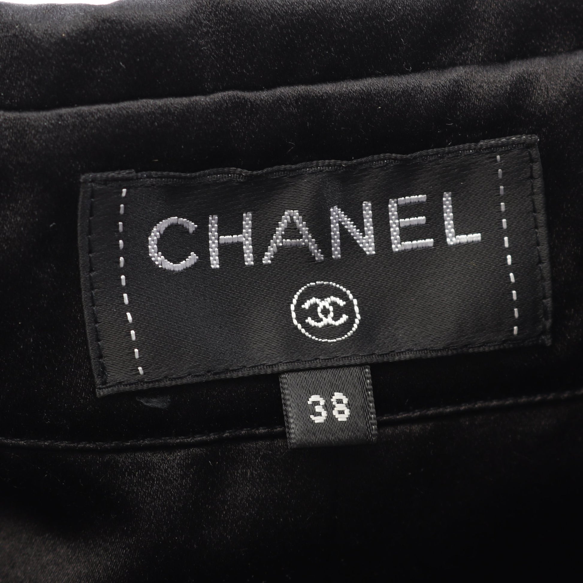 シャツワンピース シルク ブラック プリーツ シャネル ワンピース CHANEL