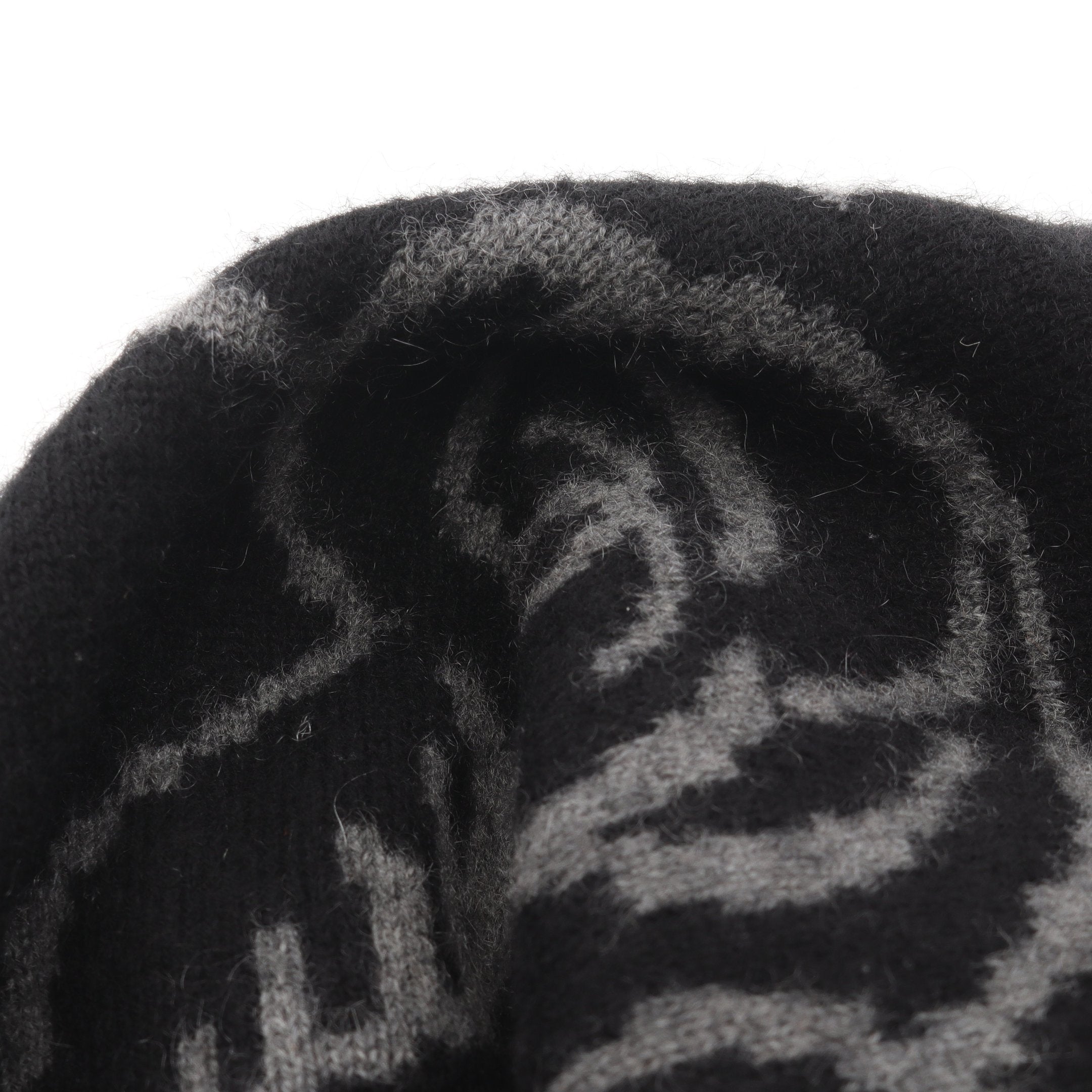 CHANEL グレー ブラック マフラー ココマーク ストール マフラー カシミヤ ブラック グレー シャネル – RECLO