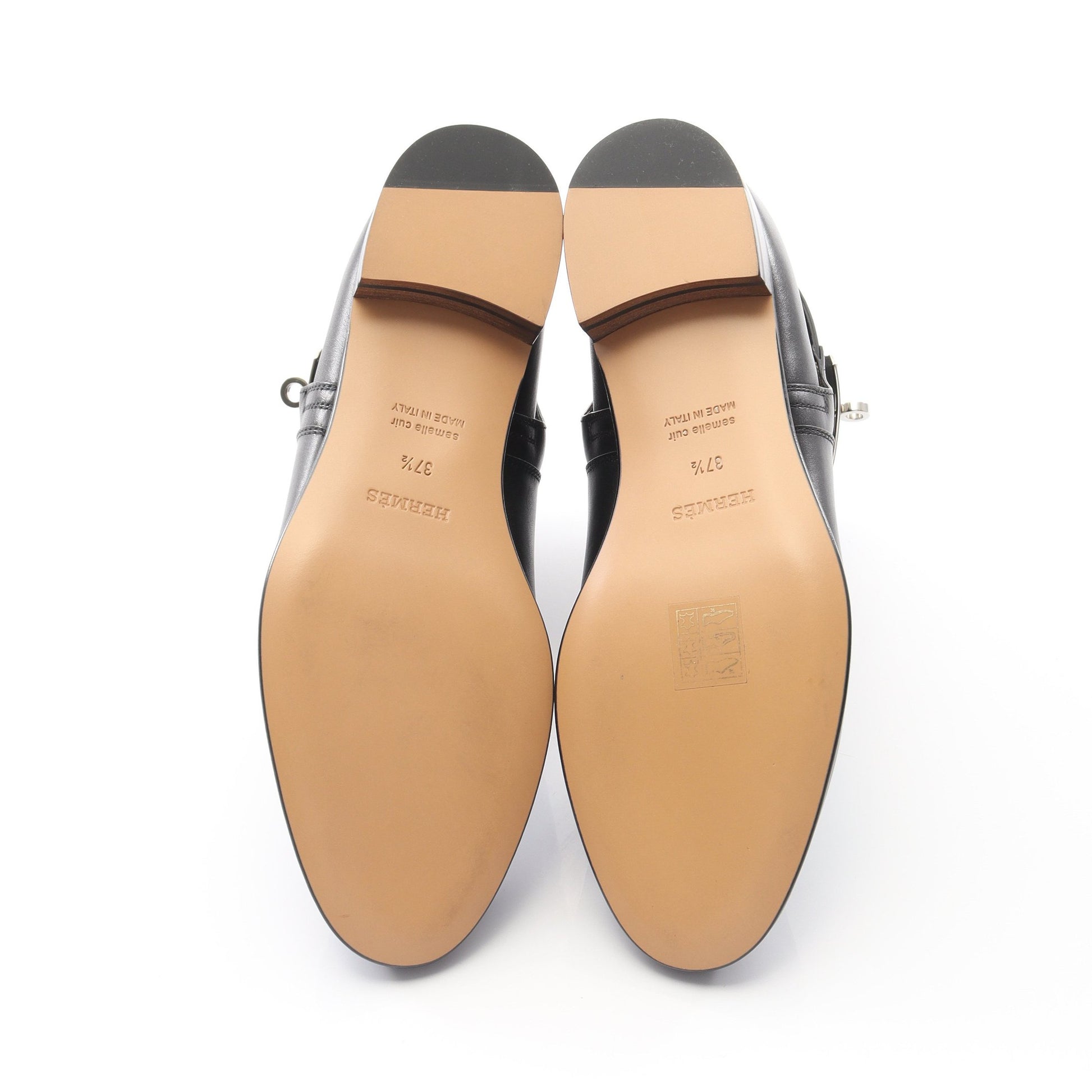ネオ ショート ブーツ レザー ブラック エルメス シューズ HERMES