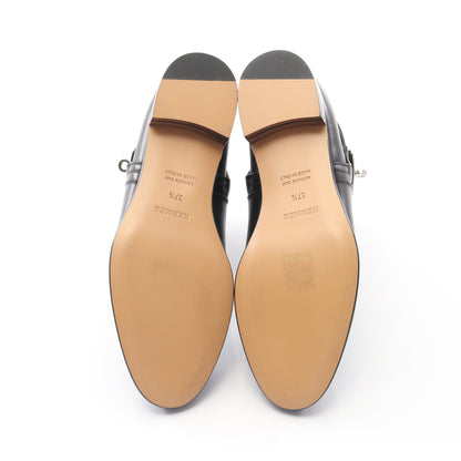 ネオ ショート ブーツ レザー ブラック エルメス シューズ HERMES
