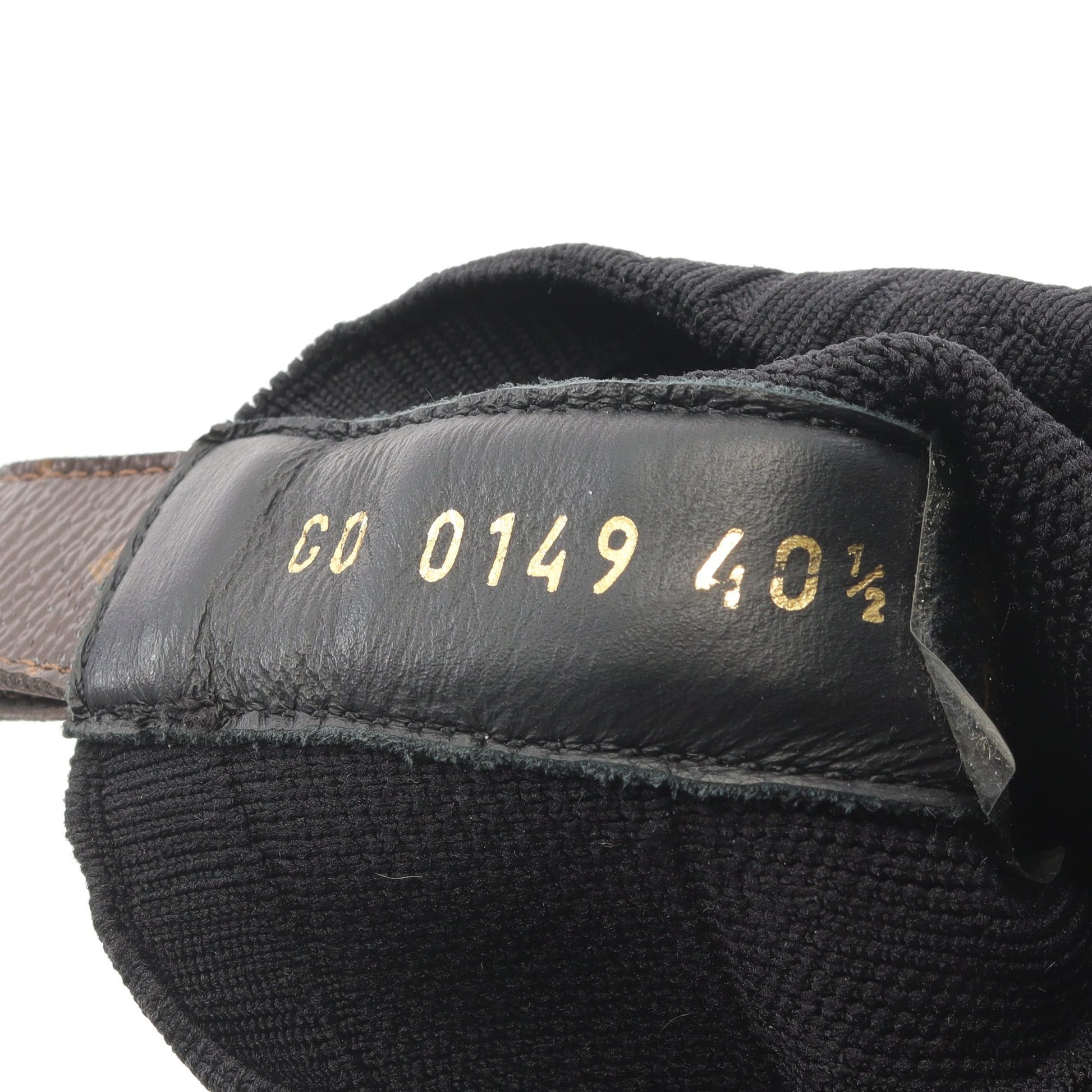 アフターゲームライン ソックス スニーカー ハイカットスニーカー ニットファブリック ブラック ルイヴィトン シューズ LOUIS VUITTON