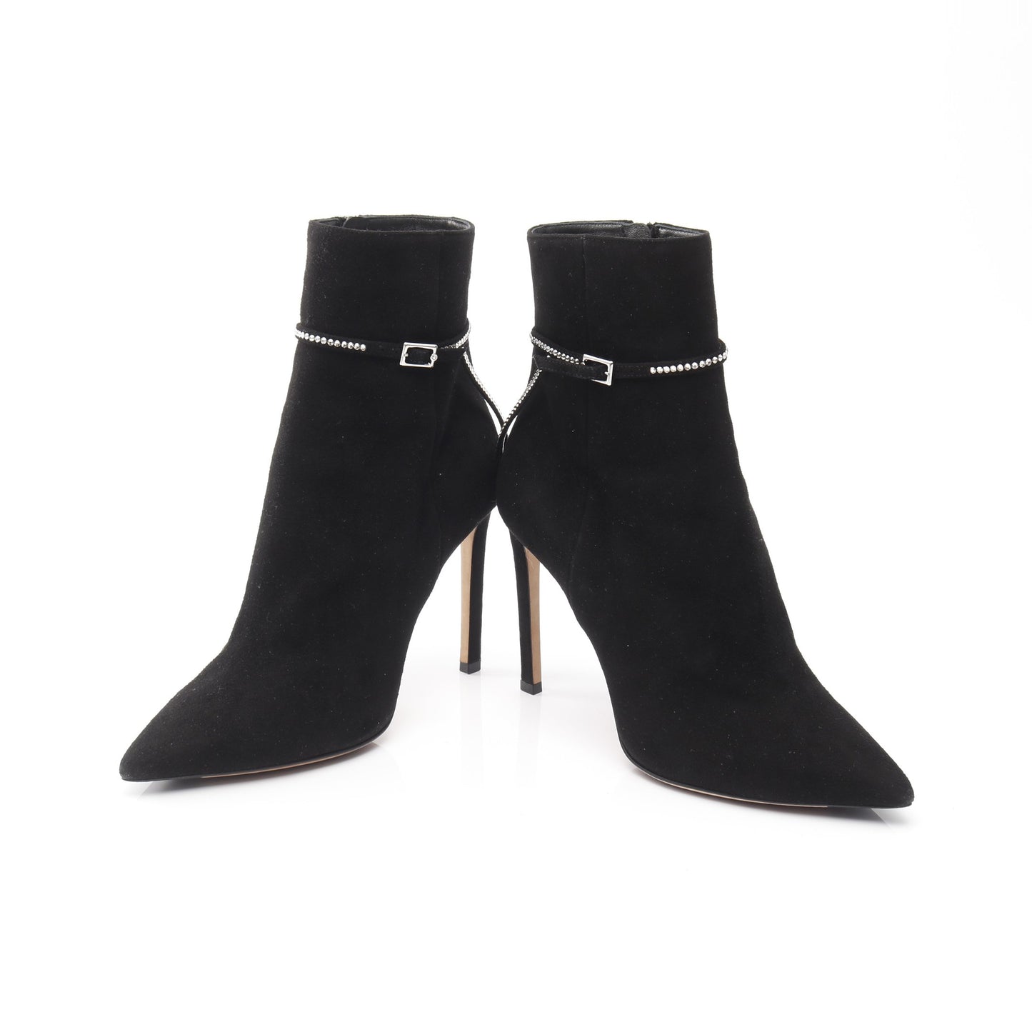 ブーツ ラインストーン スエード ブラック ジミーチュウ シューズ JIMMY CHOO