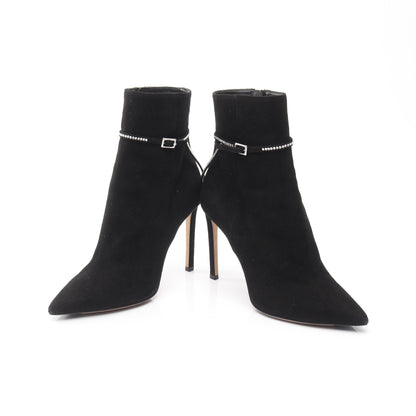 ブーツ ラインストーン スエード ブラック ジミーチュウ シューズ JIMMY CHOO
