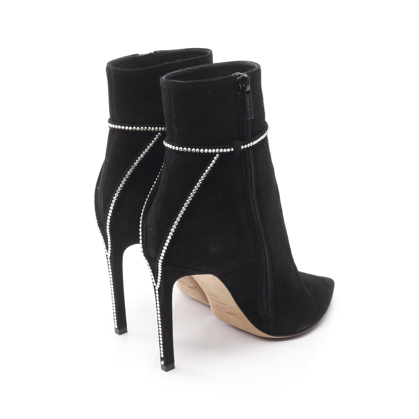 ブーツ ラインストーン スエード ブラック ジミーチュウ シューズ JIMMY CHOO