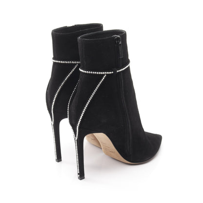 ブーツ ラインストーン スエード ブラック ジミーチュウ シューズ JIMMY CHOO