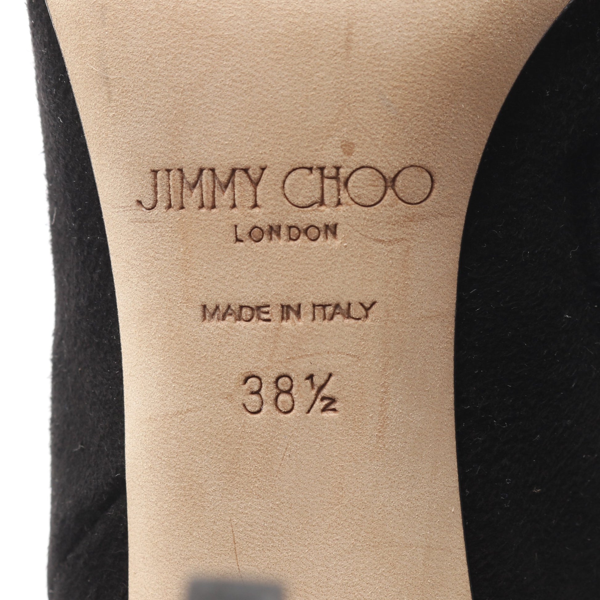 ブーツ ラインストーン スエード ブラック ジミーチュウ シューズ JIMMY CHOO