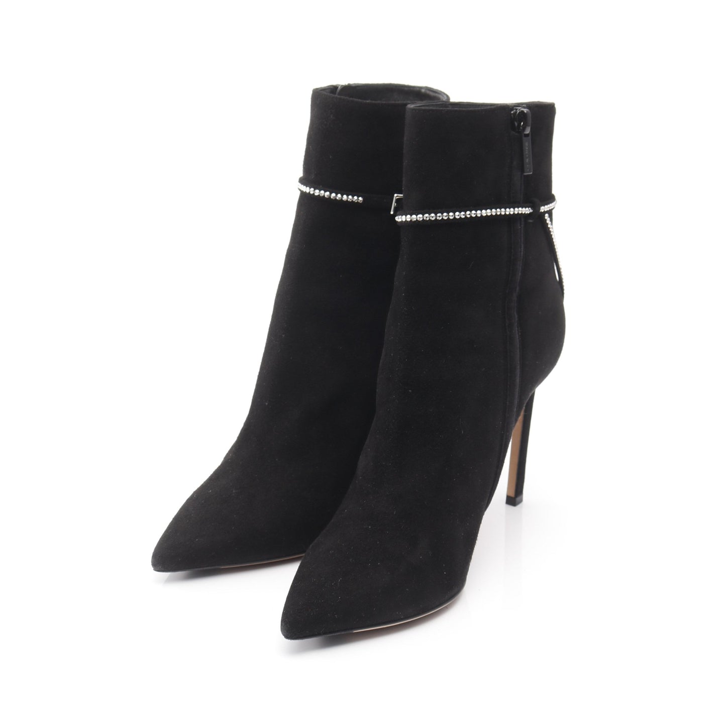 ブーツ ラインストーン スエード ブラック ジミーチュウ シューズ JIMMY CHOO