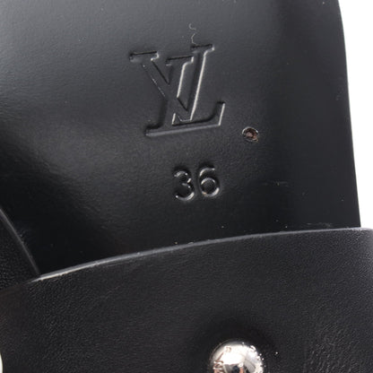 ラプソディライン モノグラム ショート ブーツ レザー PVC ブラック ブラウン ルイヴィトン シューズ LOUIS VUITTON