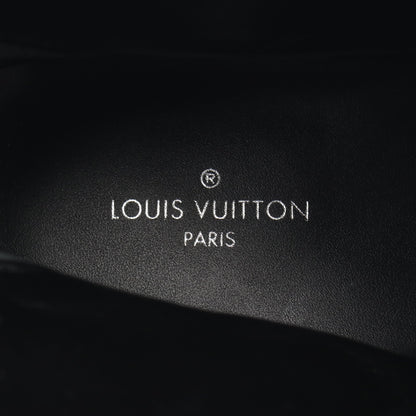 ラプソディライン モノグラム ショート ブーツ レザー PVC ブラック ブラウン ルイヴィトン シューズ LOUIS VUITTON