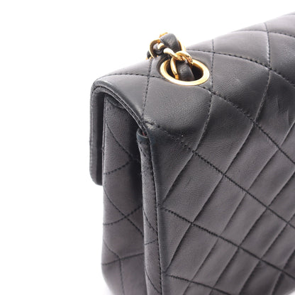 ミニマトラッセ20 チェーンショルダーバッグ ラムスキン ブラック ゴールド金具 シャネル バッグ CHANEL