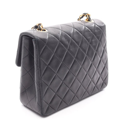 ミニマトラッセ20 チェーンショルダーバッグ ラムスキン ブラック ゴールド金具 シャネル バッグ CHANEL
