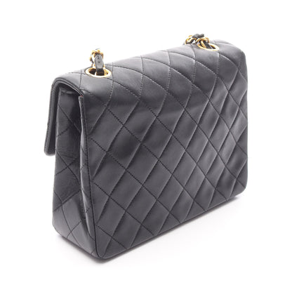 ミニマトラッセ20 チェーンショルダーバッグ ラムスキン ブラック ゴールド金具 シャネル バッグ CHANEL