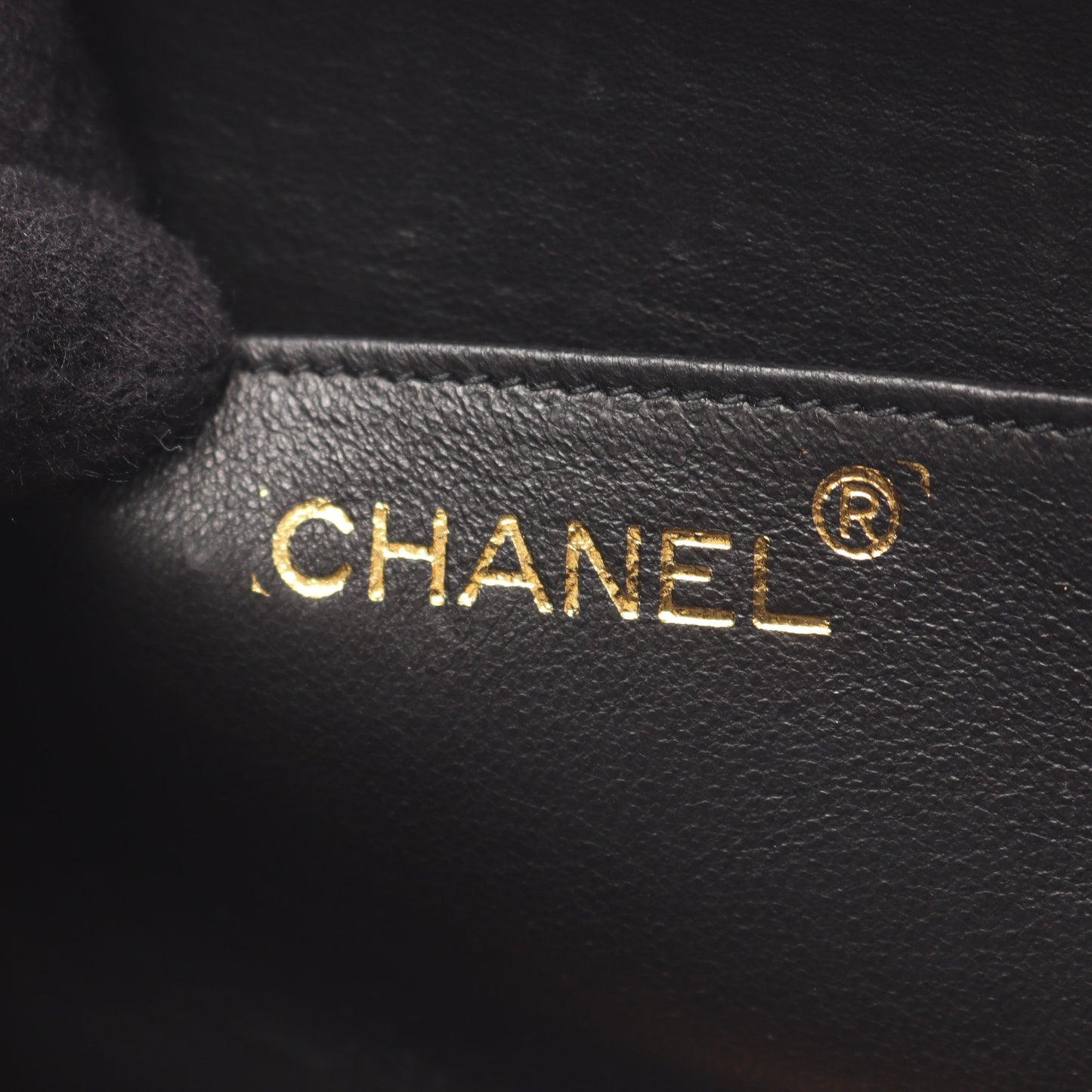 ココマーク ダイヤステッチ チェーンショルダーバッグ ラムスキン ブラック ゴールド金具 シャネル バッグ CHANEL