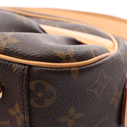 クララ モノグラム ショルダーバッグ PVC レザー ブラウン ルイヴィトン バッグ LOUIS VUITTON