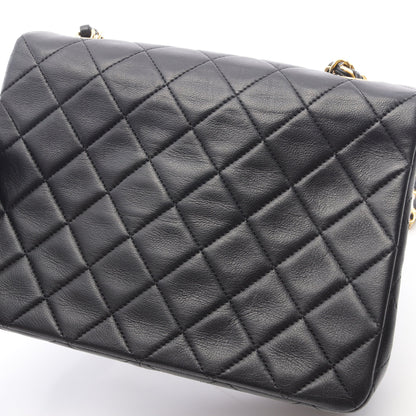 ミニマトラッセ チェーンショルダーバッグ ラムスキン ブラック ゴールド金具 シャネル バッグ CHANEL