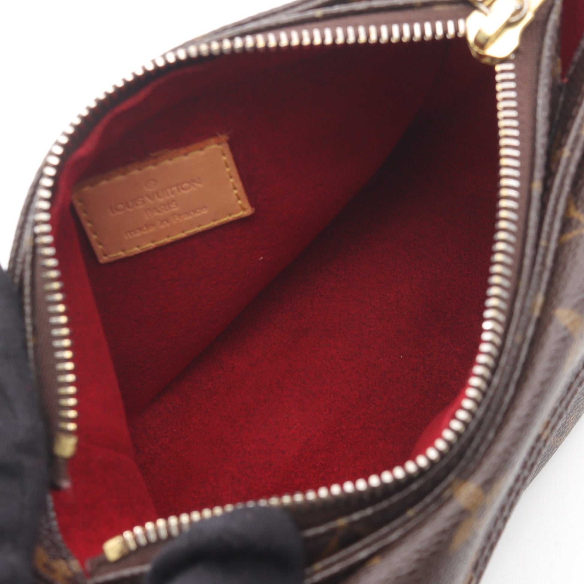 ヴィバシテPM モノグラム ショルダーバッグ PVC レザー ブラウン ルイヴィトン バッグ LOUIS VUITTON