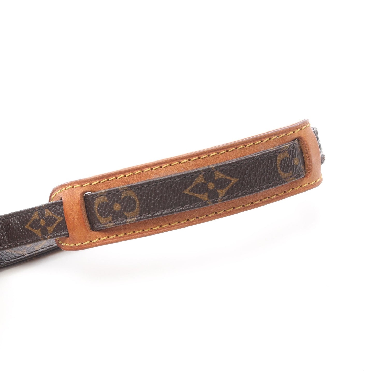 ダヌーブ モノグラム ショルダーバッグ PVC レザー ブラウン ルイヴィトン バッグ LOUIS VUITTON