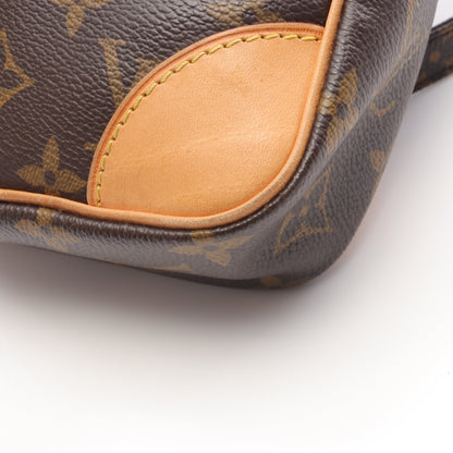 ダヌーブ モノグラム ショルダーバッグ PVC レザー ブラウン ルイヴィトン バッグ LOUIS VUITTON