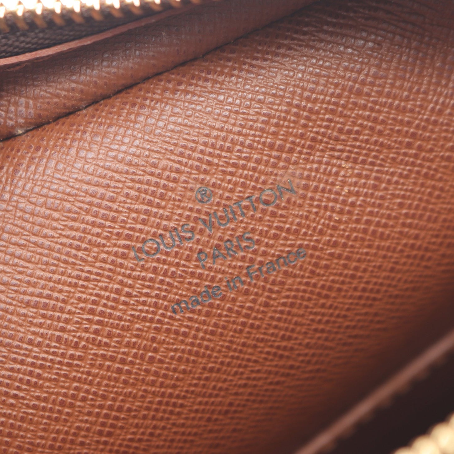 ダヌーブ モノグラム ショルダーバッグ PVC レザー ブラウン ルイヴィトン バッグ LOUIS VUITTON