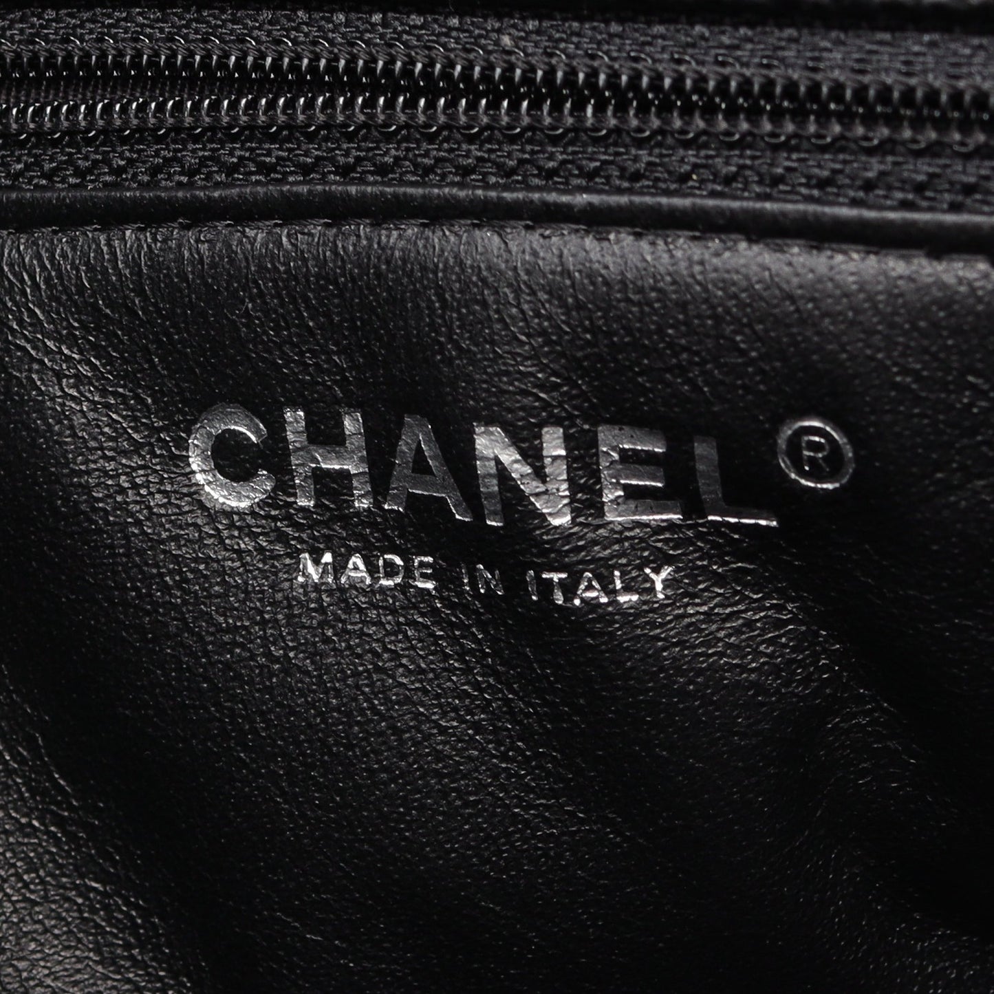 マトラッセ トップハンドル ハンドバッグ キャビアスキン ブラック シルバー金具 シャネル バッグ CHANEL