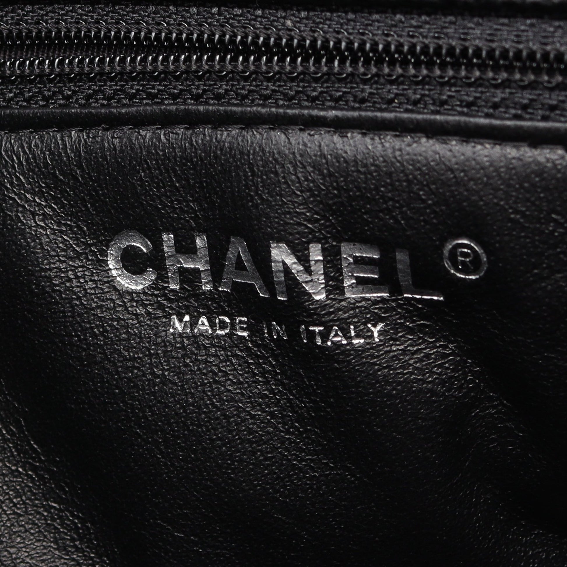 マトラッセ トップハンドル ハンドバッグ キャビアスキン ブラック シルバー金具 シャネル バッグ CHANEL