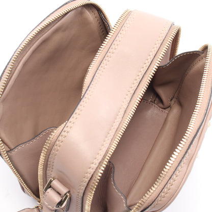 キルティング ショルダーバッグ レザー ダスティピンク ロックスタッズ ヴァレンティノ バッグ VALENTINO