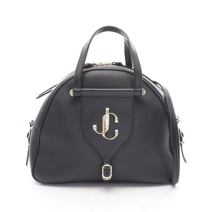ヴァレンヌ ボーリング M ハンドバッグ レザー ブラック 2WAY ジミーチュウ バッグ JIMMY CHOO