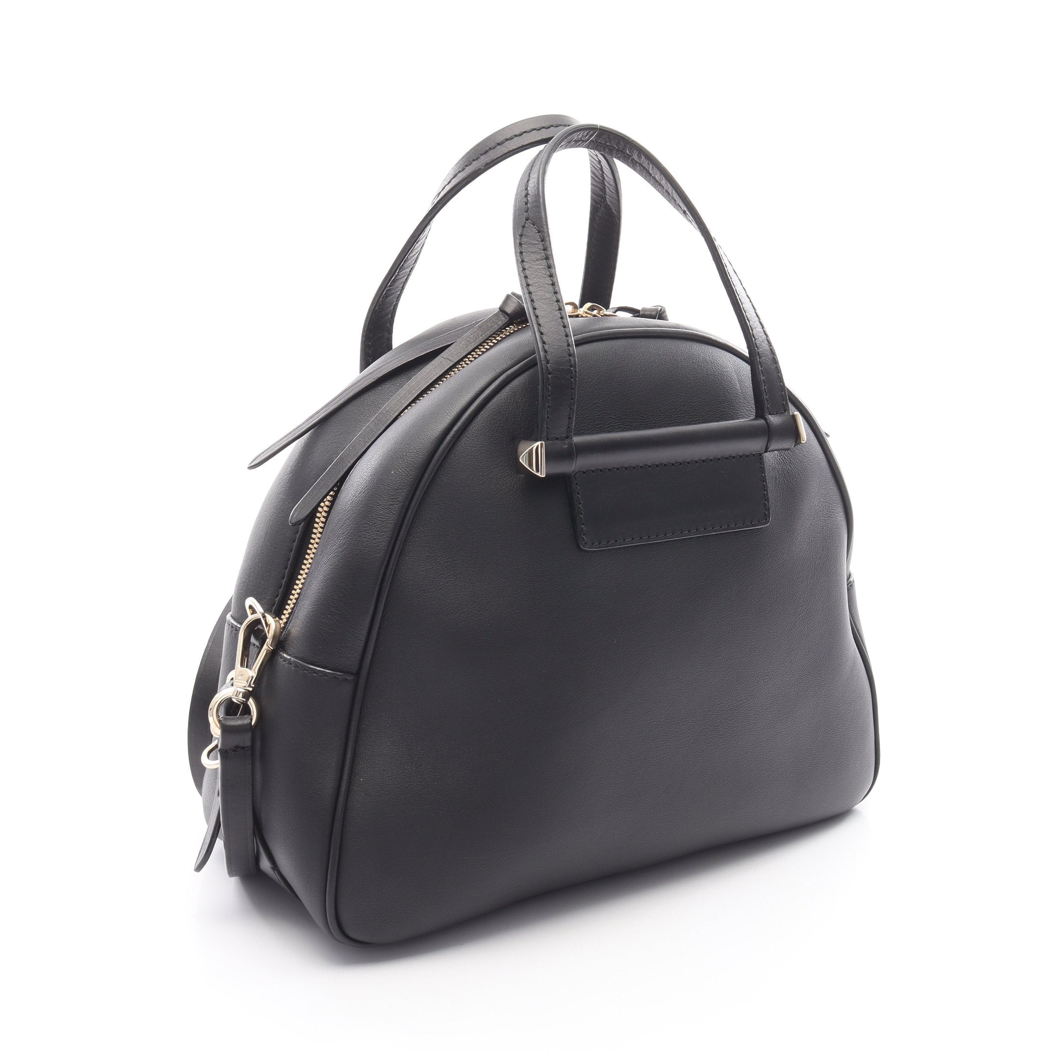 美品⚫︎ジミーチュウ　ヴァレンヌ　2way　ボーリングバッグ　カーフレザー　黒色 美品⚫︎ジミーチュウ ヴァレンヌ 2way ボーリングバッグ カーフレザー