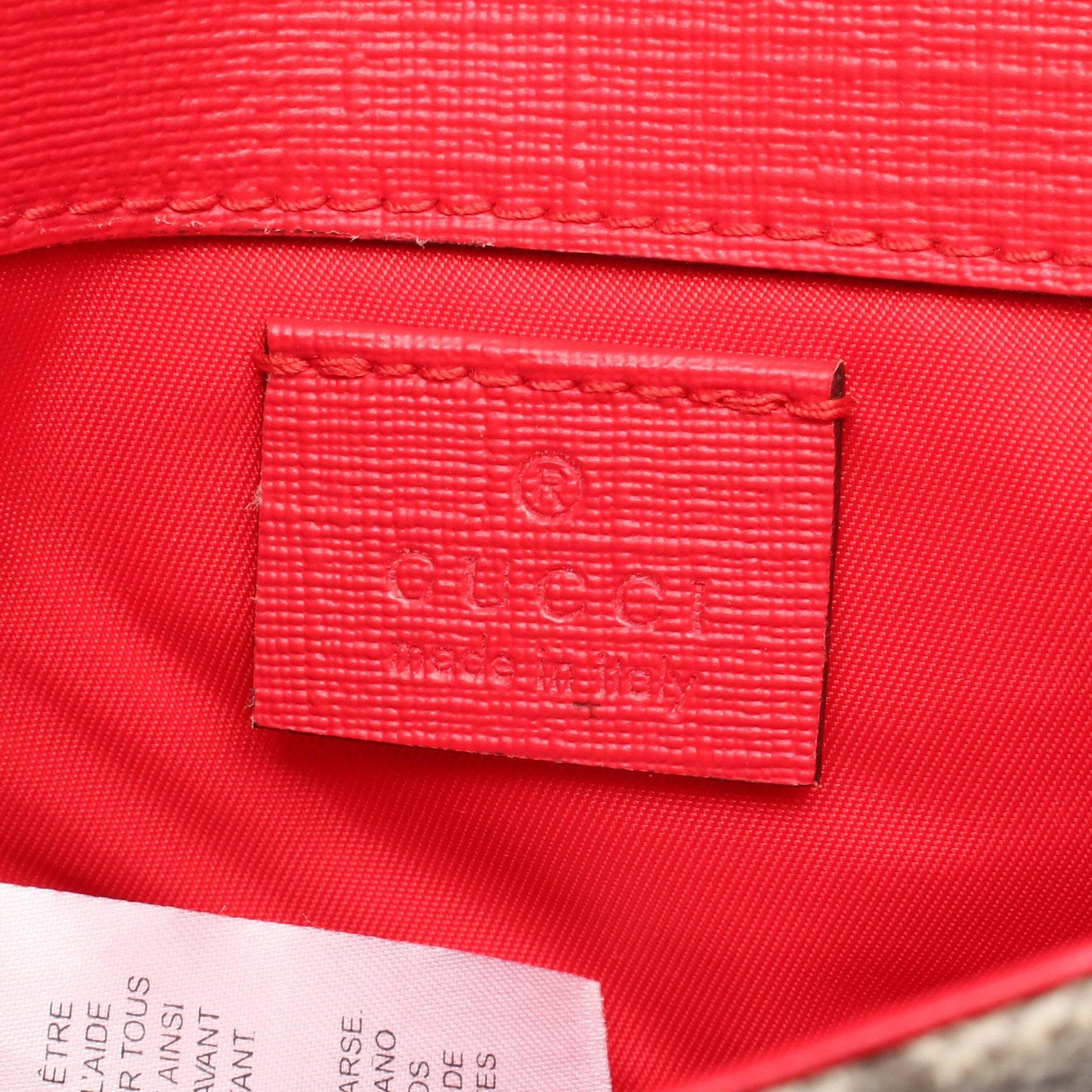 GGスプリーム レインボーバタフライ ボディバッグ ウエストバッグ PVC