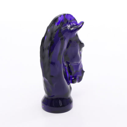 JEU DARK BLUE KNIGHT ペーパーウエイト インテリア ガラス ダークブルー サンルイ 財布・小物 SAINT LOUIS