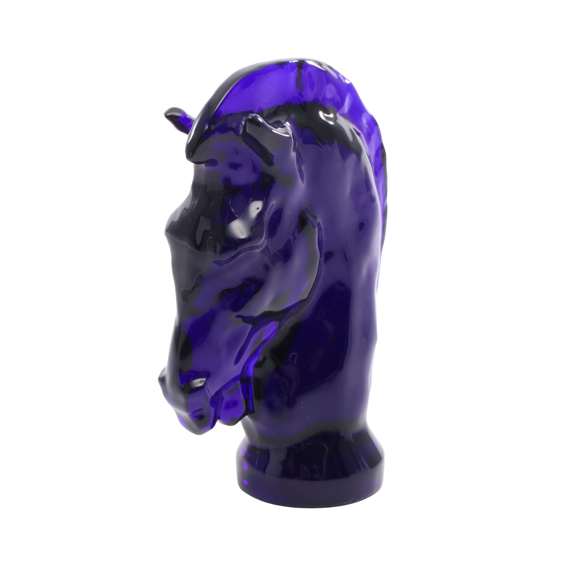 JEU DARK BLUE KNIGHT ペーパーウエイト インテリア ガラス ダークブルー サンルイ 財布・小物 SAINT LOUIS