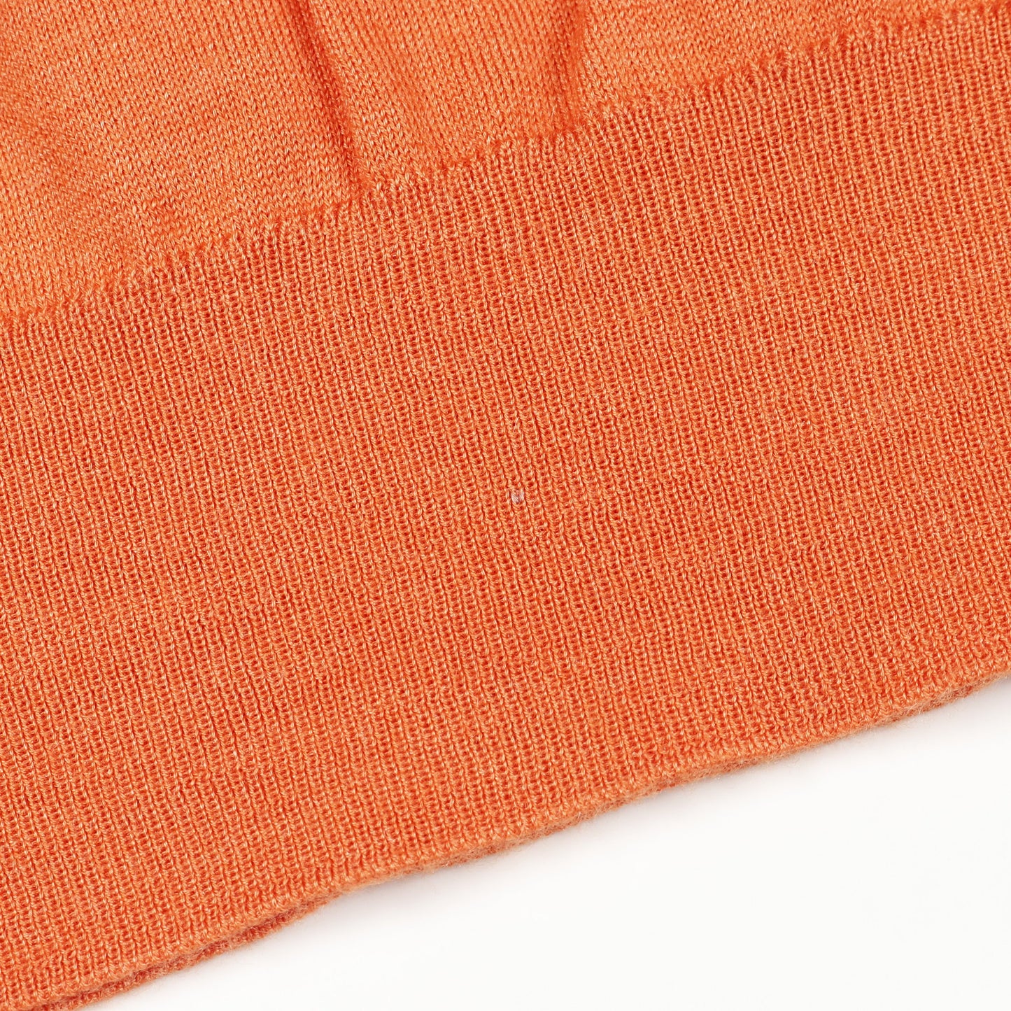 ニット クルーネック カシミヤ シルク オレンジ ボルドー エルメス トップス HERMES