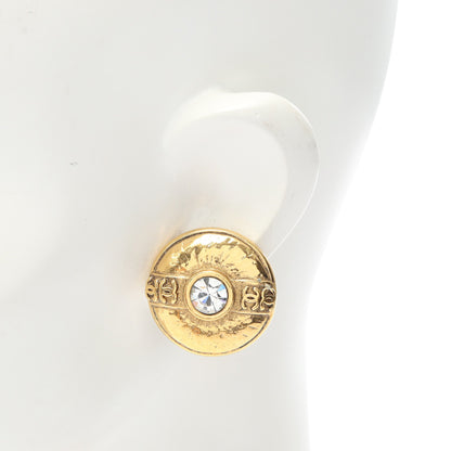 ココマーク イヤリング GP クリスタル ゴールド クリア 23 シャネル アクセサリー CHANEL