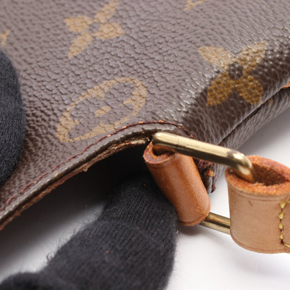 ミュゼットサルサ ショートストラップ モノグラム ショルダーバッグ PVC レザー ブラウン ルイヴィトン バッグ LOUIS VUITTON