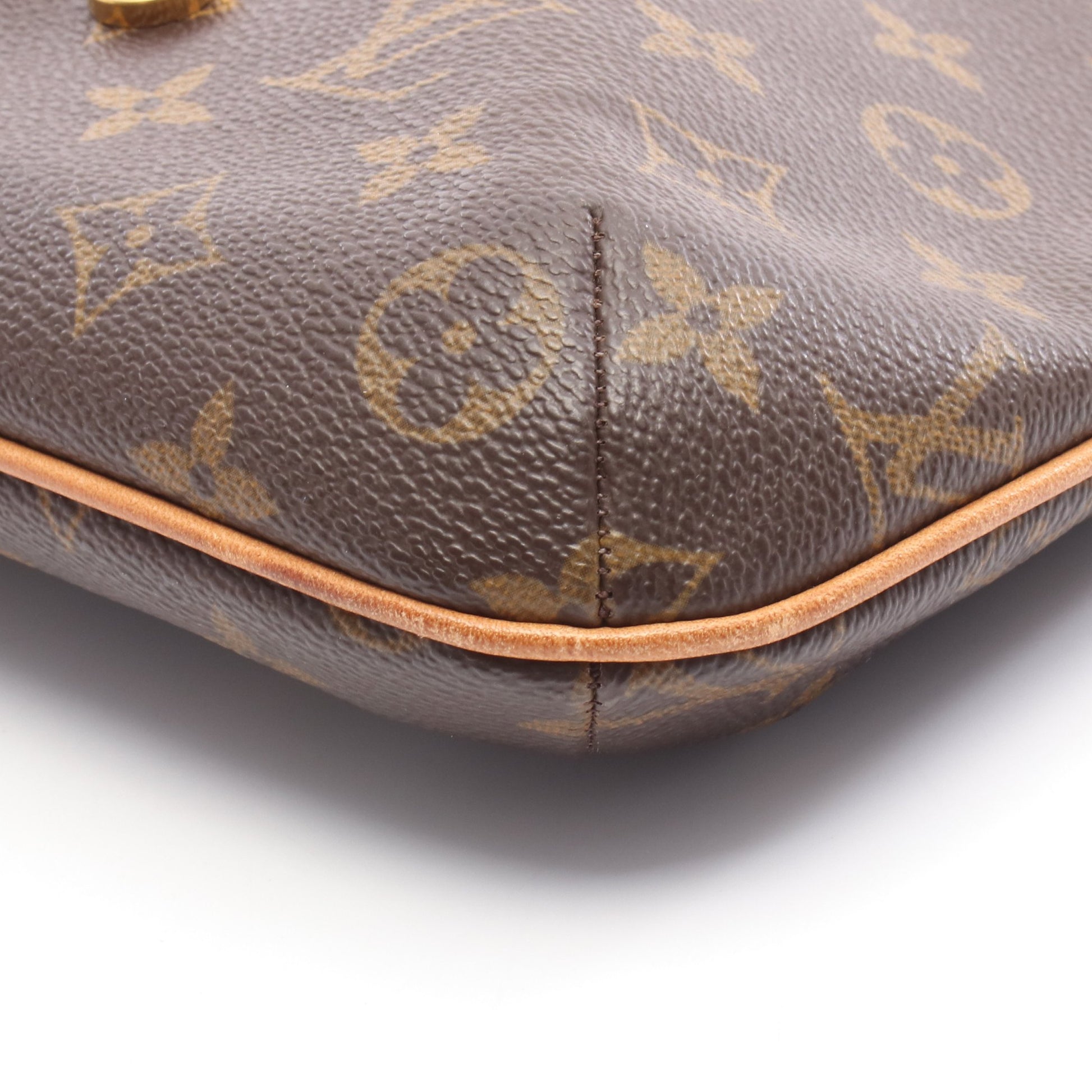 ミュゼットサルサ ショートストラップ モノグラム ショルダーバッグ PVC レザー ブラウン ルイヴィトン バッグ LOUIS VUITTON