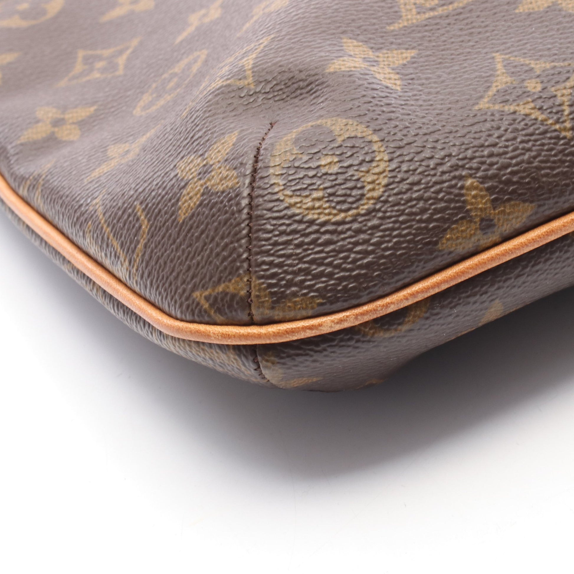 ミュゼットサルサ ショートストラップ モノグラム ショルダーバッグ PVC レザー ブラウン ルイヴィトン バッグ LOUIS VUITTON