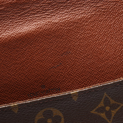 ミュゼットサルサ ショートストラップ モノグラム ショルダーバッグ PVC レザー ブラウン ルイヴィトン バッグ LOUIS VUITTON