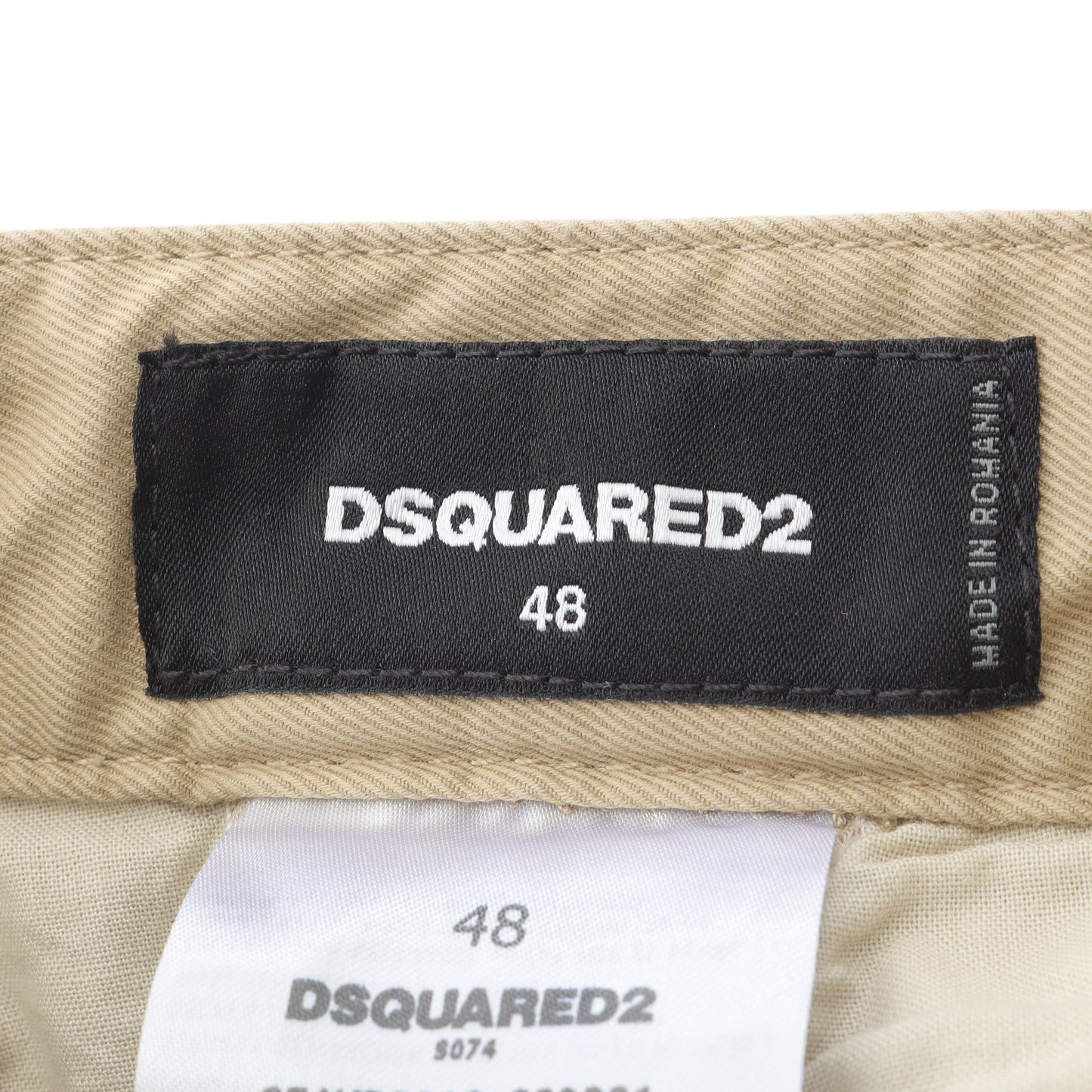 Sexy Cargo Pants カーゴパンツ コットン ベージュ ボタンフライ ディースクエアード ボトムス DSQUARED2