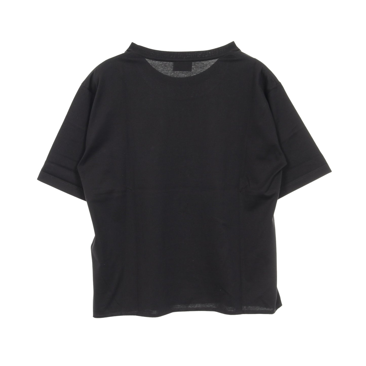 ミニロゴ Tシャツ クルーネック 半袖 コットン ブラック サンローランパリ トップス SAINT LAURENT PARIS