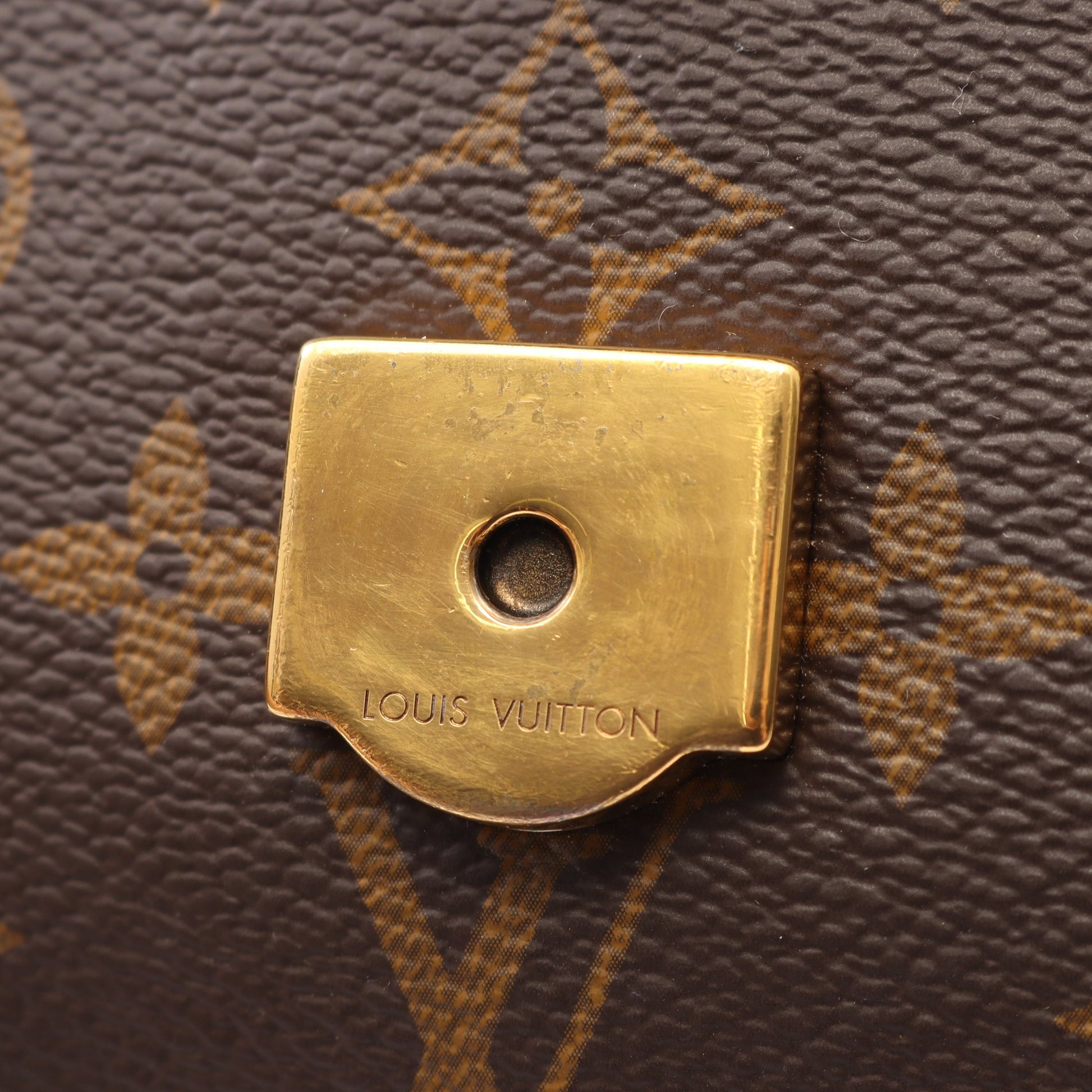 パッシー モノグラム チェーンショルダーバッグ PVC レザー ブラウン ブラック ルイヴィトン バッグ LOUIS VUITTON